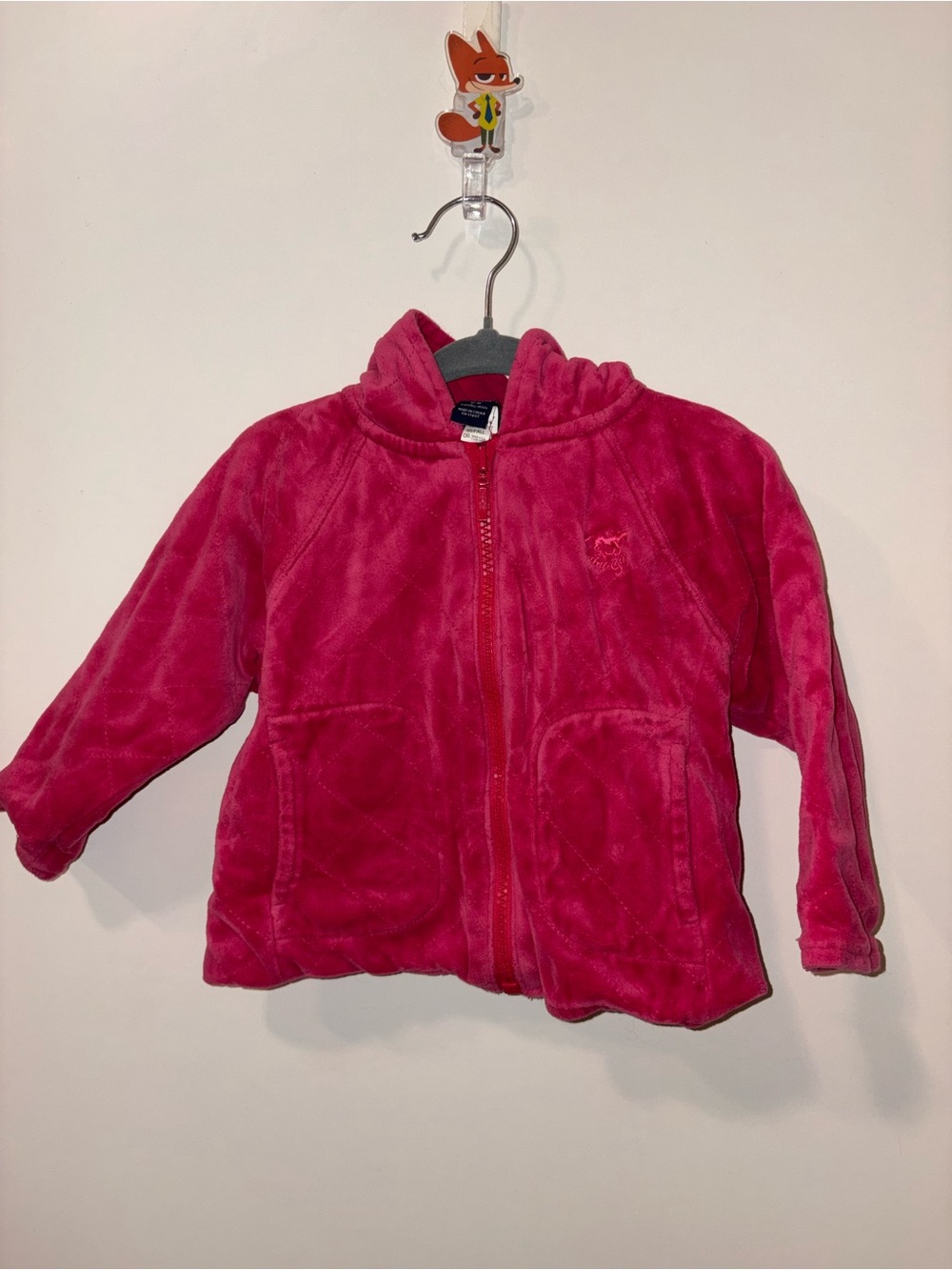 Vintage GAP Girls Hot Pink Zip Hoodie